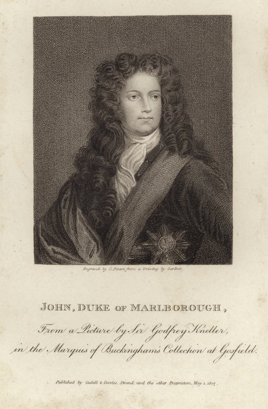 Portræt af John Churchill, hertug af Marlborough af Godfrey Kneller