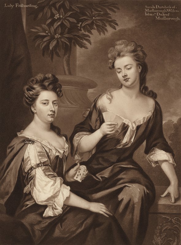Sarah hertuginde af Marlborough og Lady Fitzharding af Godfrey Kneller
