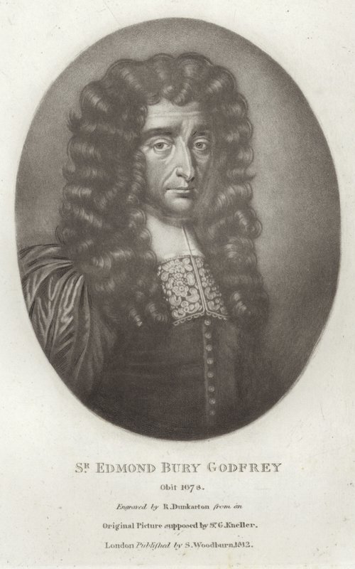 Sir Edmond Bury Godfrey af Godfrey Kneller