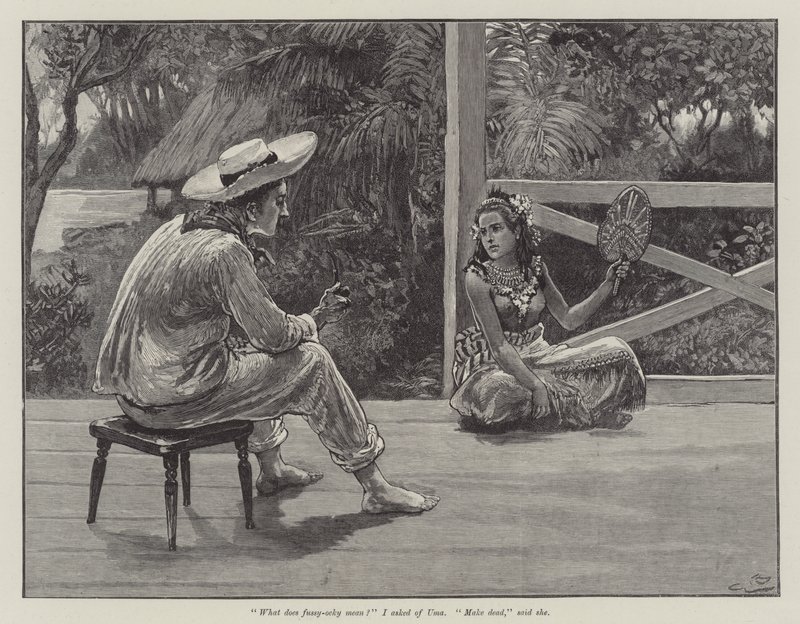 Uma, eller The Beach of Falesa, af Robert Louis Stevenson af Gordon Frederick Browne