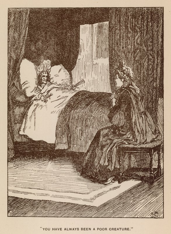 Illustration til Henry Esmonds historie af Thackeray (litho) af Gordon Frederick (after) Browne
