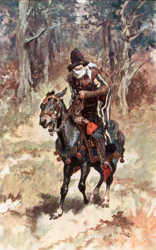 Ghysbrecht Van Swieten sad på sit Mule af Gordon Frederick Browne