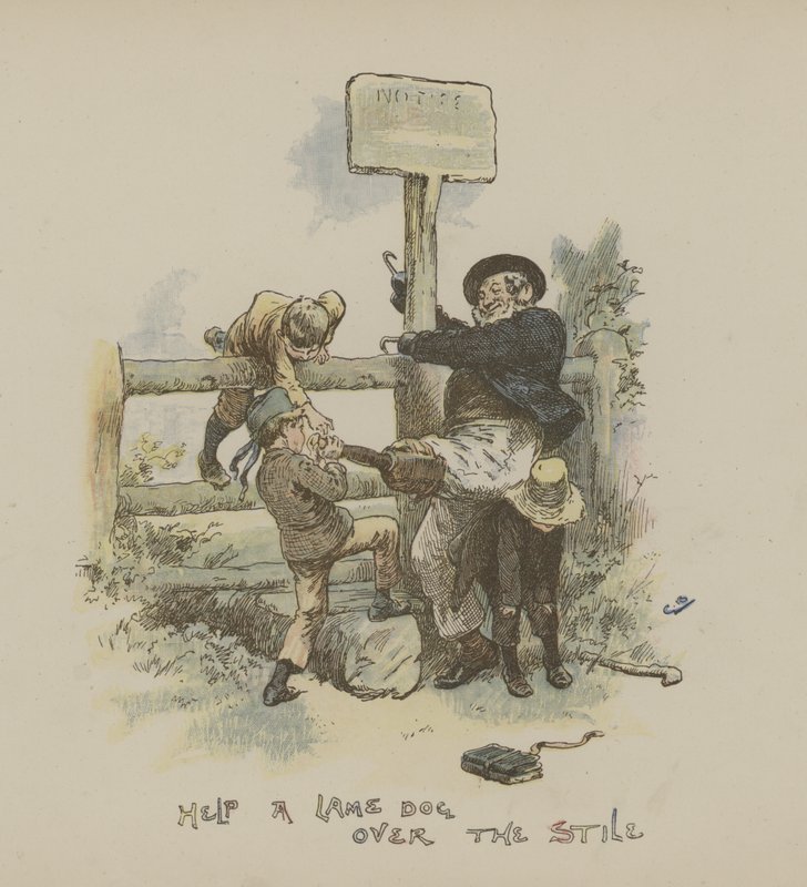 Hjælp en halt hund over stigen af Gordon Frederick Browne