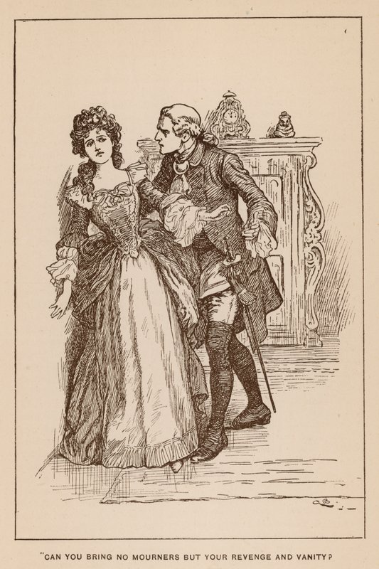 Illustration til Henry Esmonds historie af Thackeray af Gordon Frederick Browne