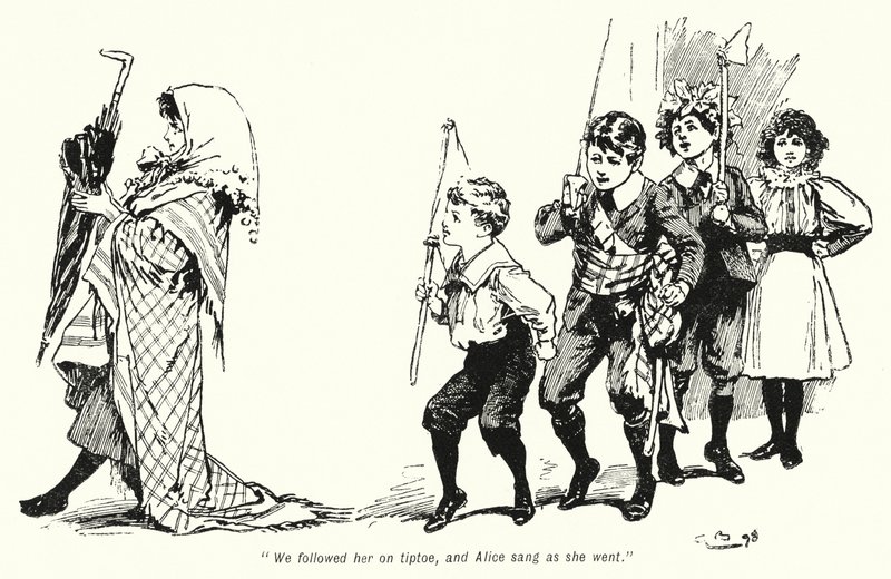 Illustration til The Story of the Treasure Seekers af E Nesbit (litho) af Gordon Frederick Browne