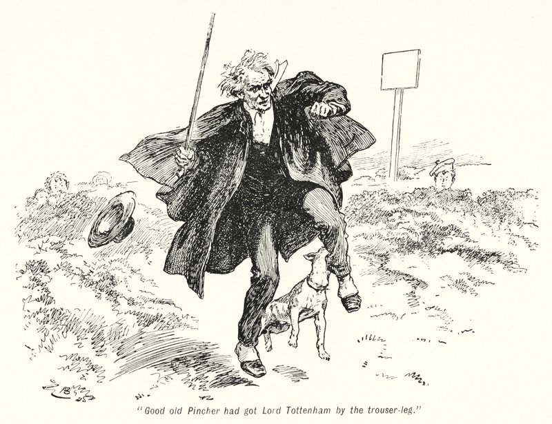 Illustration til The Story of the Treasure Seekers af E Nesbit (litho) af Gordon Frederick Browne