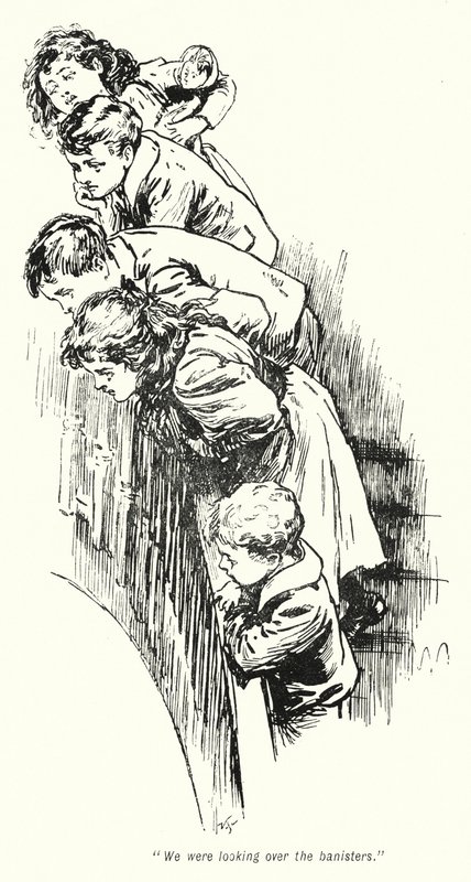 Illustration til The Story of the Treasure Seekers af E Nesbit (litho) af Gordon Frederick Browne
