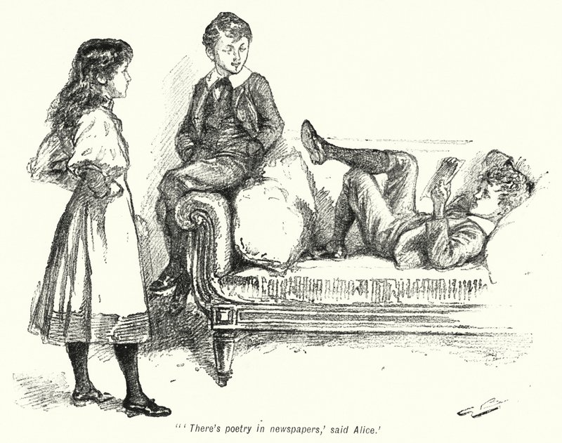 Illustration til The Story of the Treasure Seekers af E Nesbit (litho) af Gordon Frederick Browne