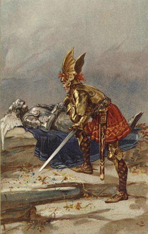 Sigurd sagde til sig selv, at uanset hvad der skete, måtte han se på ansigtet (chromolitho) af Gordon Frederick Browne