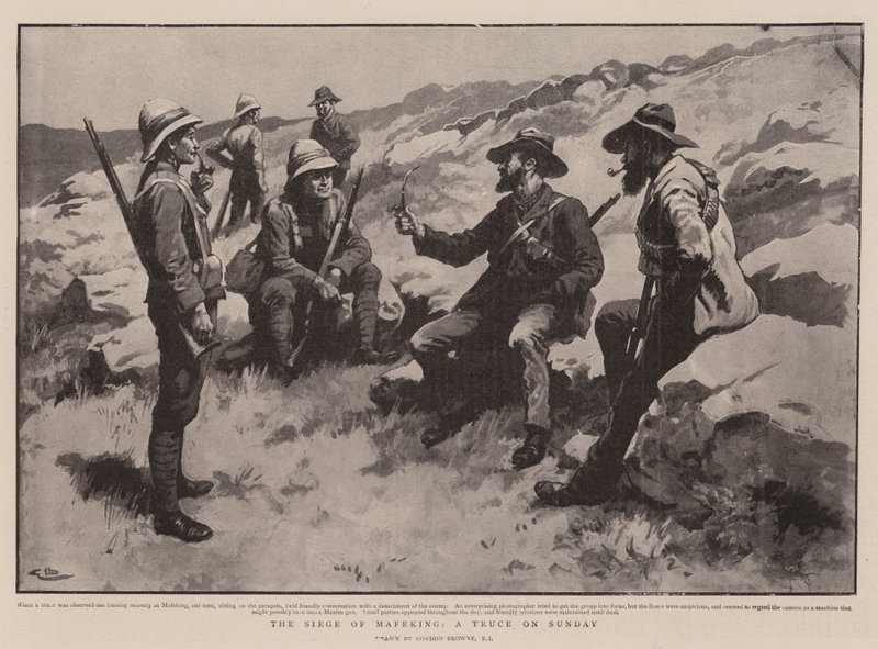 Belejringen af Mafeking, en våbenhvile på søndag af Gordon Frederick Browne