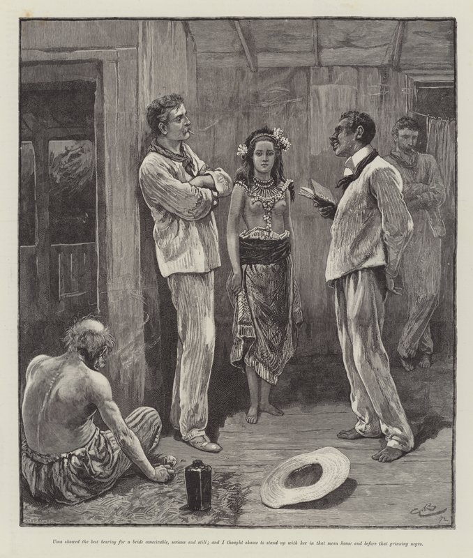 Uma, eller The Beach of Falesa, af Robert Louis Stevenson af Gordon Frederick Browne