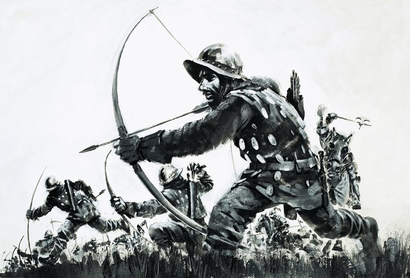 Bueskytter i slaget ved Bannockburn af Graham Coton