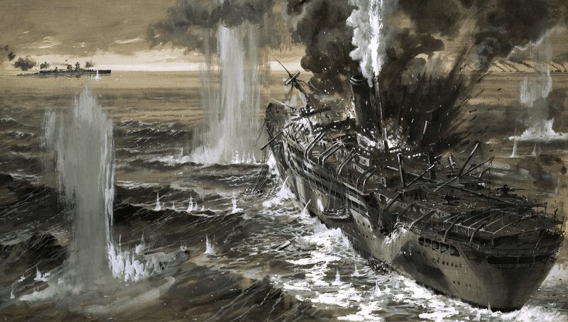 Handelskrydseren Jervis Bay kæmpede til døden, da en britisk konvoj blev overfaldet af Graham Coton