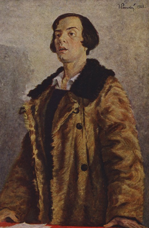 Formand (farve litho) af Grigory Grigorievich Ryazhsky