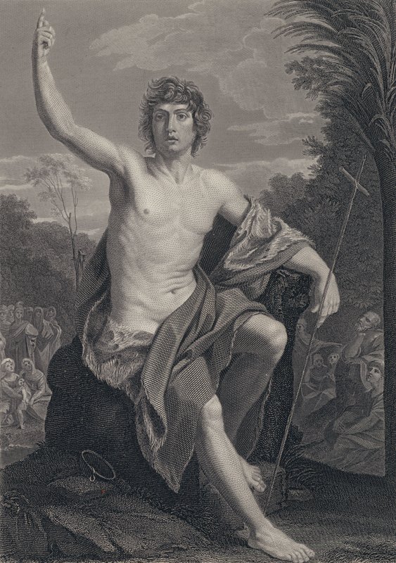 Johannes Døberen af Guido after Reni