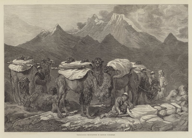 Transport af varer i det østlige Turkestan af Guillaume Regamey