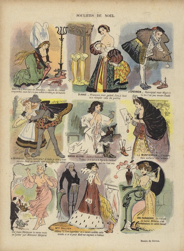 Illustration til Le Rire af Guillaume Le Barrois dOrgeval