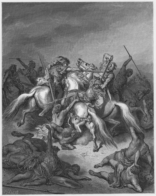 Gustave Dore Bibelen: Abishai redder Davids liv af Gustave Dore