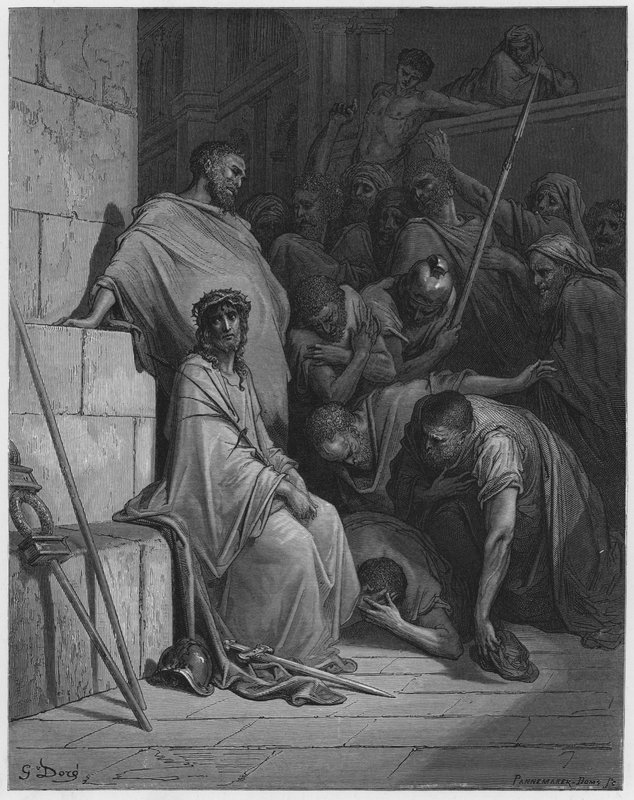 Gustave Dore Bibel: Kristus spottet af Gustave Dore