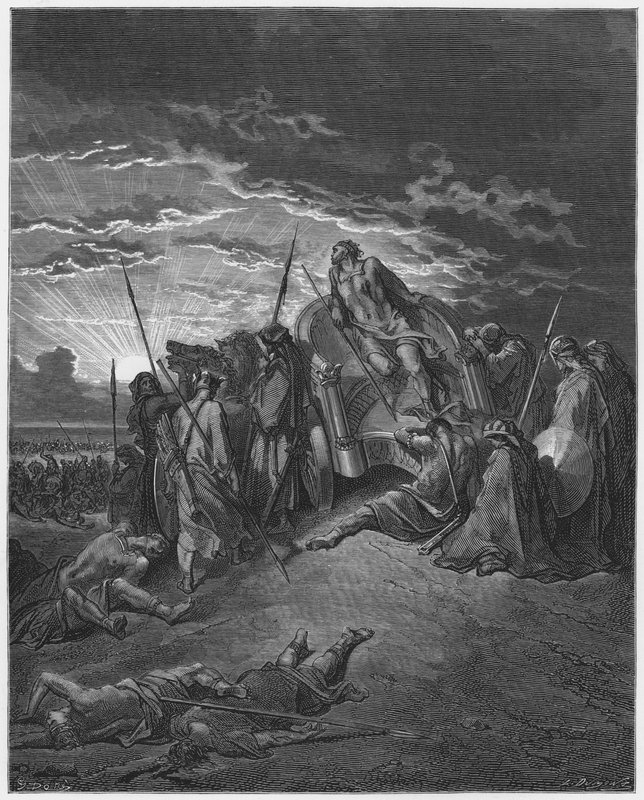 Gustave Dore Bibelen: Akabs død af Gustave Dore