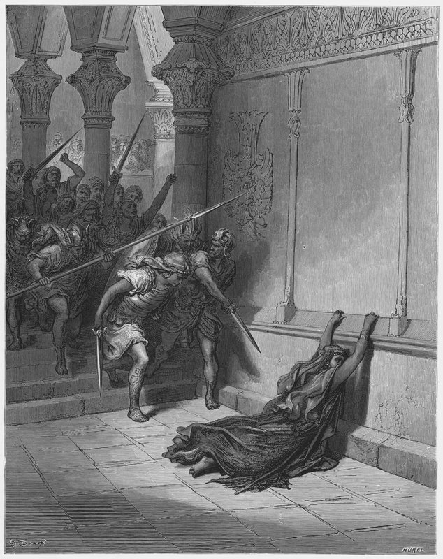 Gustave Dore Bibelen: Athalias død af Gustave Dore