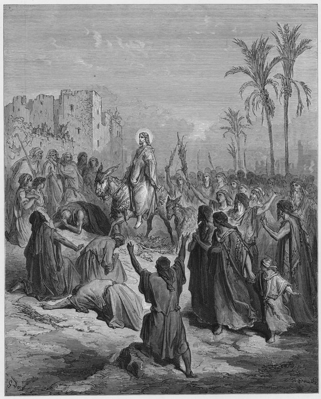 Gustave Dore Bibelen: Jesu indtog i Jerusalem af Gustave Dore