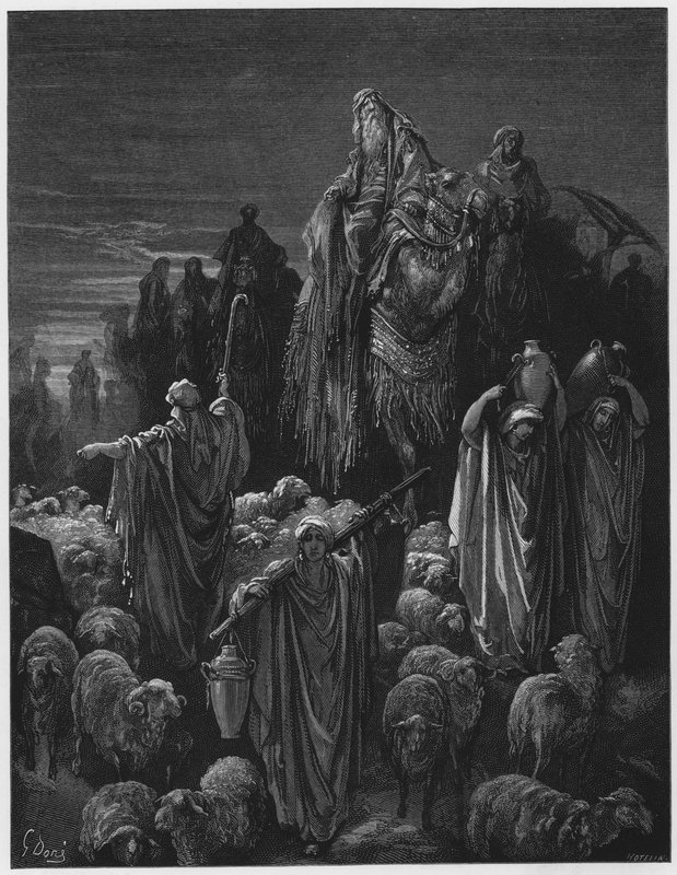 Gustave Dore Bibelen: Jakob tager til Egypten af Gustave Dore