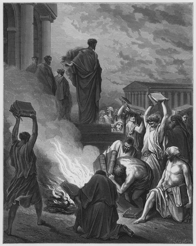 Gustave Dore Bibelen: S Paulus i Efesos af Gustave Dore