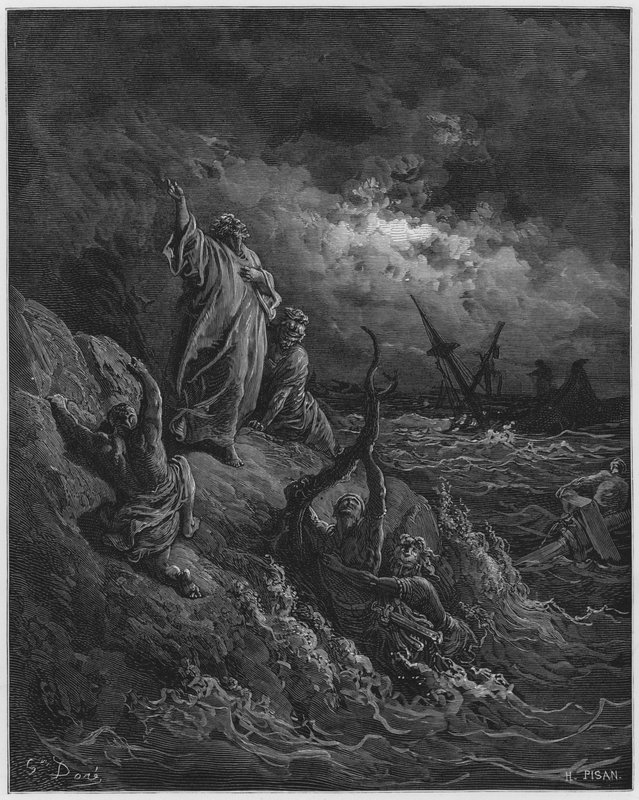 Gustave Dore Bibelen: S Paul forlist af Gustave Dore