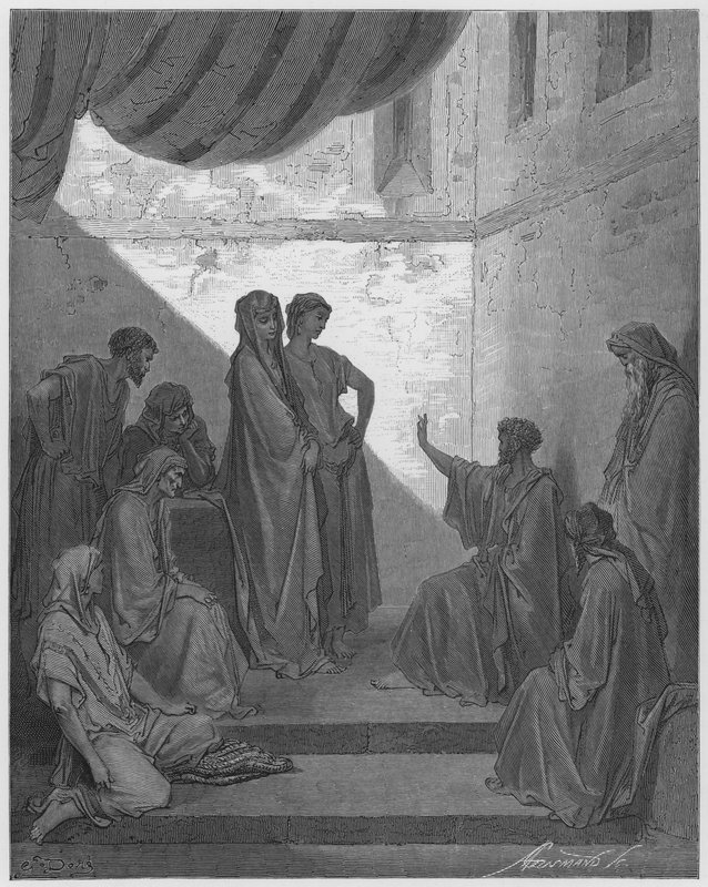 Gustave Dore Bibelen: S Peter i Cornelius