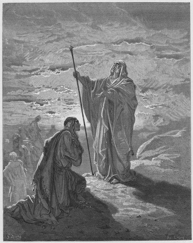 Gustave Dore Bibelen: Samuel velsigner Saul af Gustave Dore