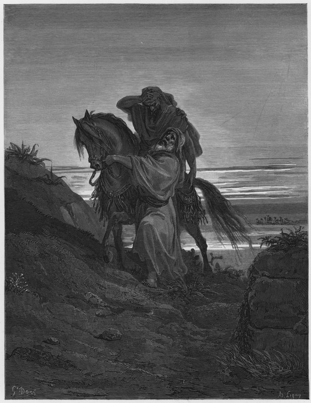 Gustave Dore Bibel: Den barmhjertige samaritaner af Gustave Dore
