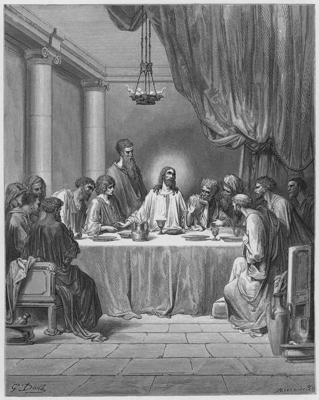 Gustave Dore Bibelen: Den sidste nadver af Gustave Dore