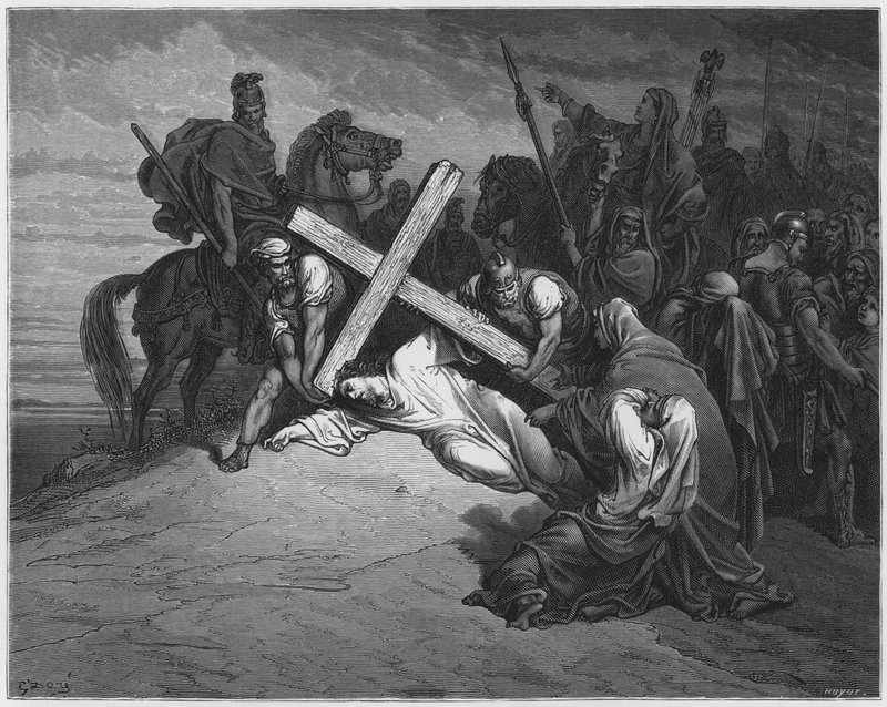 Gustave Dore Bibelen: Ankomsten til Golgata af Gustave Dore