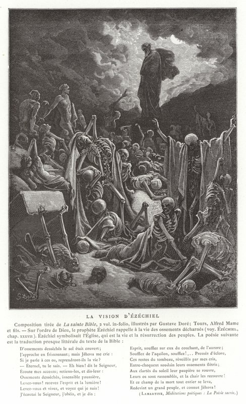 Ezekiels syn af Gustave Dore