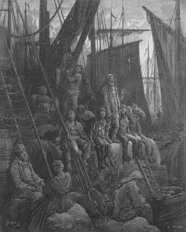 Ombord af Gustave after Dore