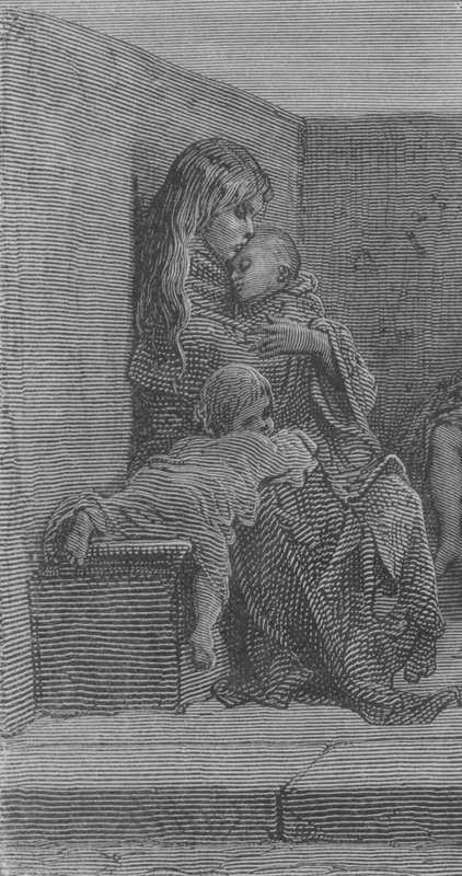 På La Belle Etoile af Gustave after Dore