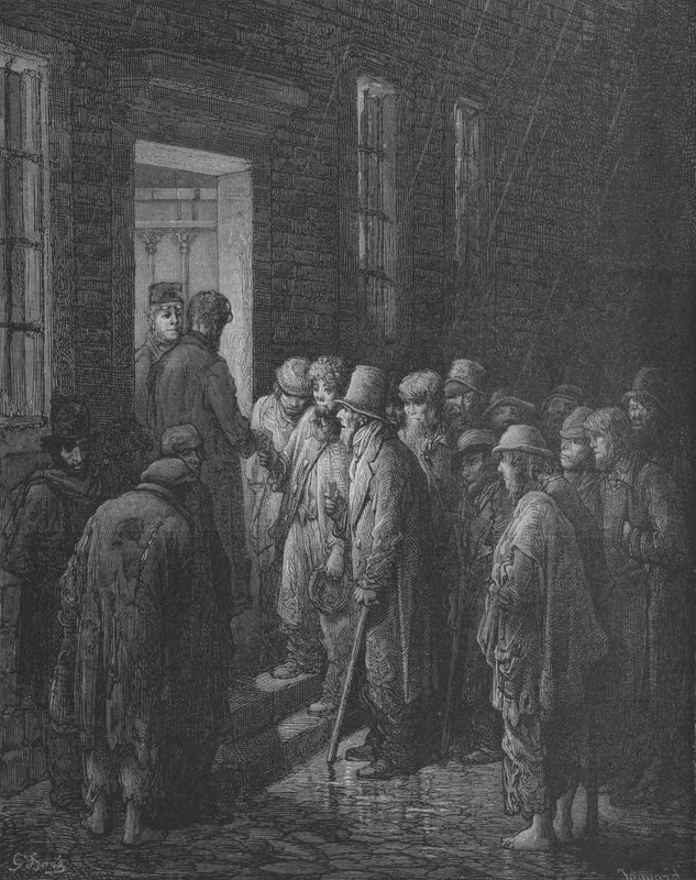 Ved Døren Til Et Tilflugtshus af Gustave after Dore
