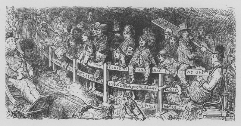 I Derbyet, The Crowd af Gustave after Dore