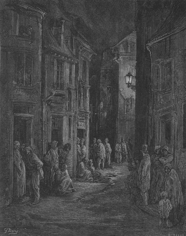 Bluegate Fields af Gustave after Dore