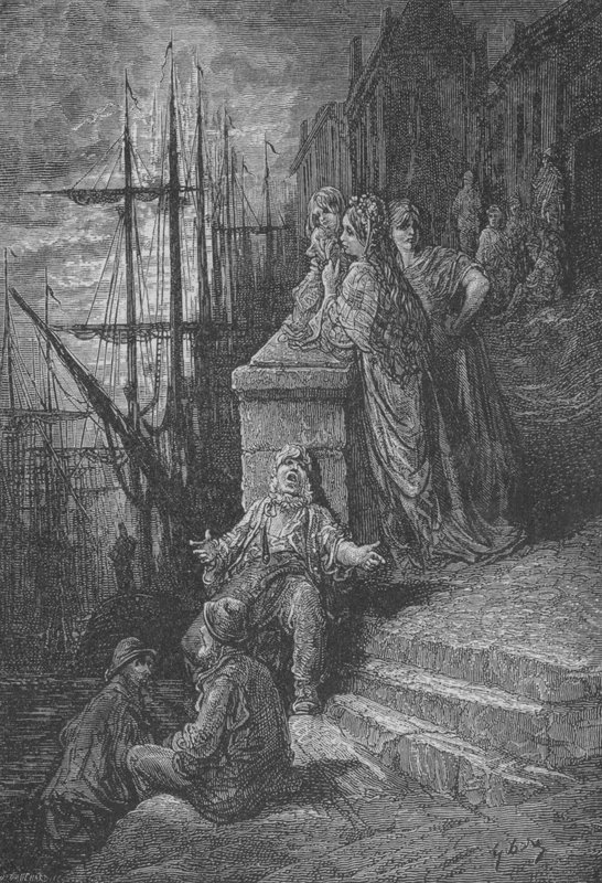 Sømandsfamilien af Gustave after Dore