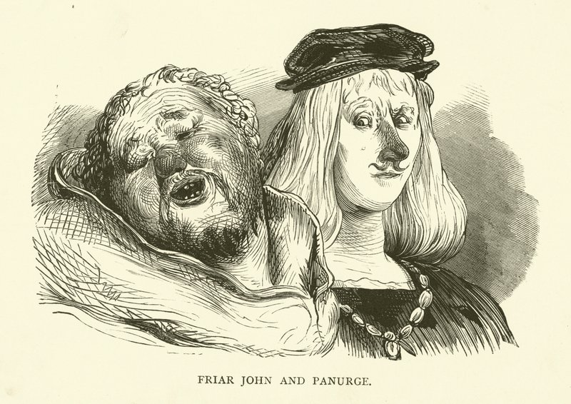 Illustration til Rabelais værker af Gustave after Dore