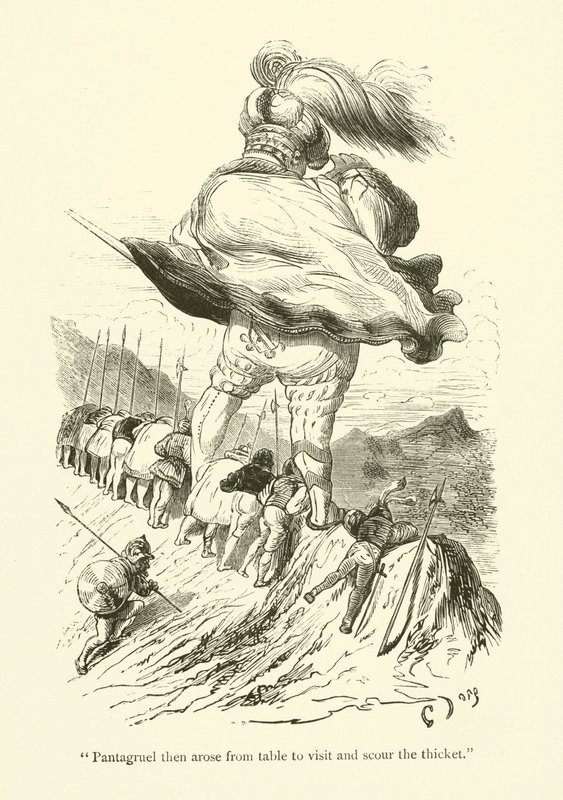 Illustration til Rabelais værker af Gustave after Dore
