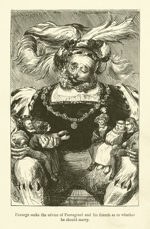 Illustration til Rabelais værker af Gustave after Dore