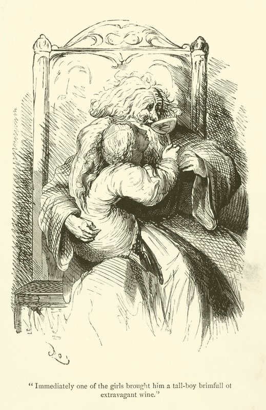 Illustration til Rabelais værker af Gustave after Dore