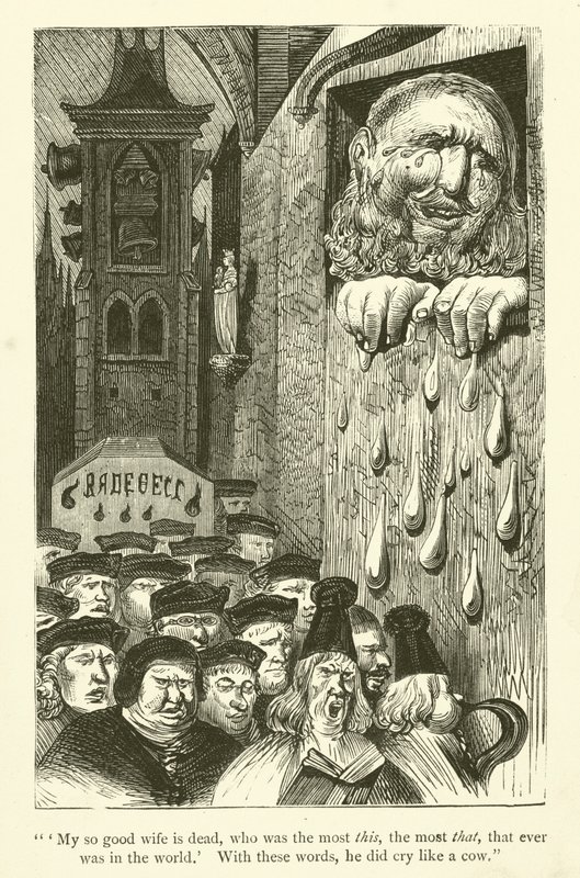 Illustration til Rabelais værker af Gustave after Dore