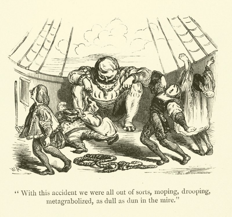 Illustration til Rabelais værker af Gustave after Dore