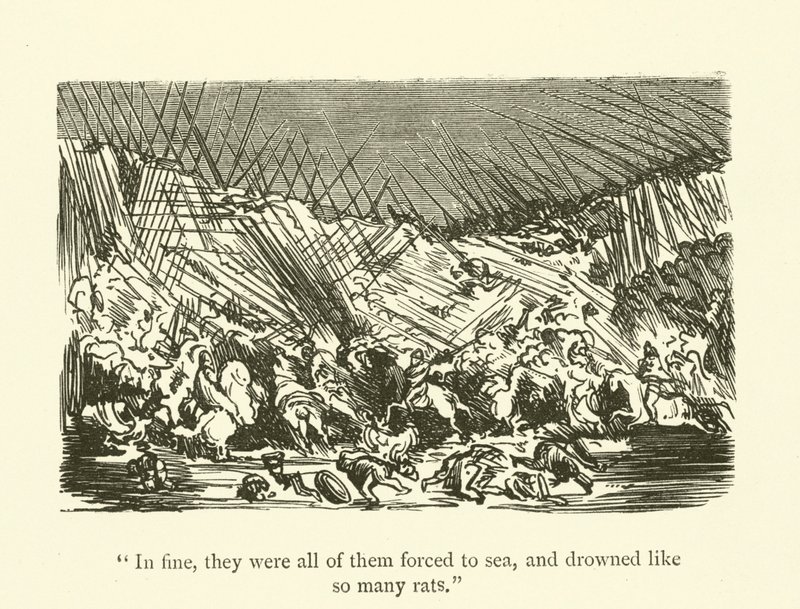 Illustration til Rabelais værker af Gustave after Dore