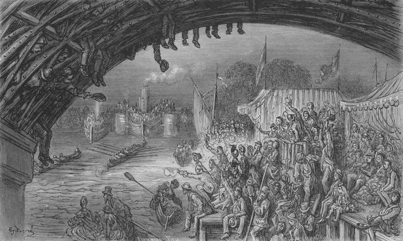 Larrivee af Gustave after Dore
