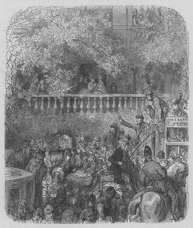 Derbyet, på vej af Gustave after Dore